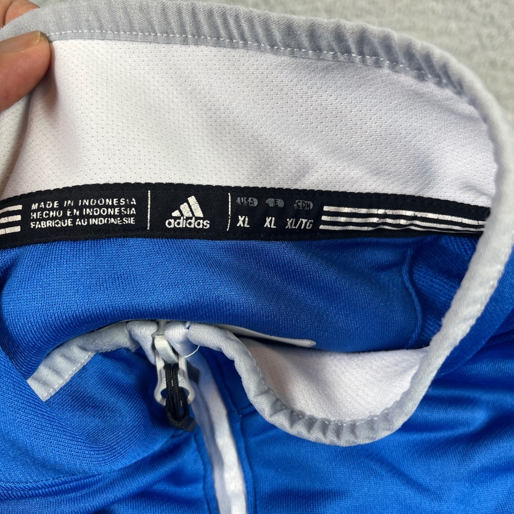 Adidas UCLA Bruins Mens XL Blue Quarter Zip Pullover Jacket A6N004 01/14 - Picture 3 of 6